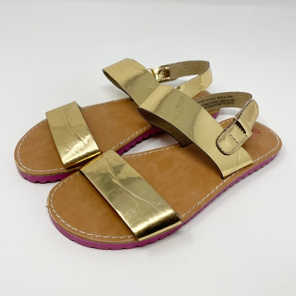 Lilly Pulitzer for Target Other - Lilly Pulitzer for Target Gold Girls Sandals 1